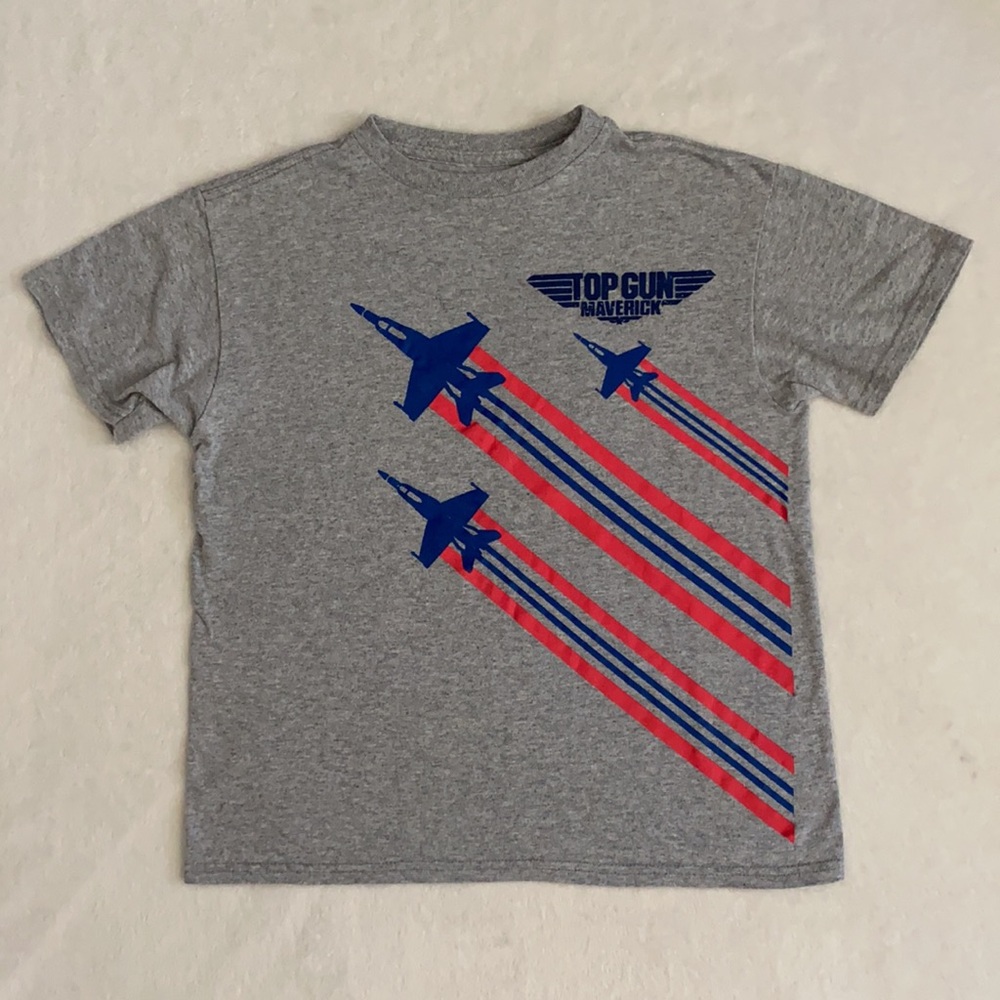 Top Gun Maverick | Military Fighter Jets USA Patriotic Graphic T-Shirt (L 10/12) - Picture 14 of 14